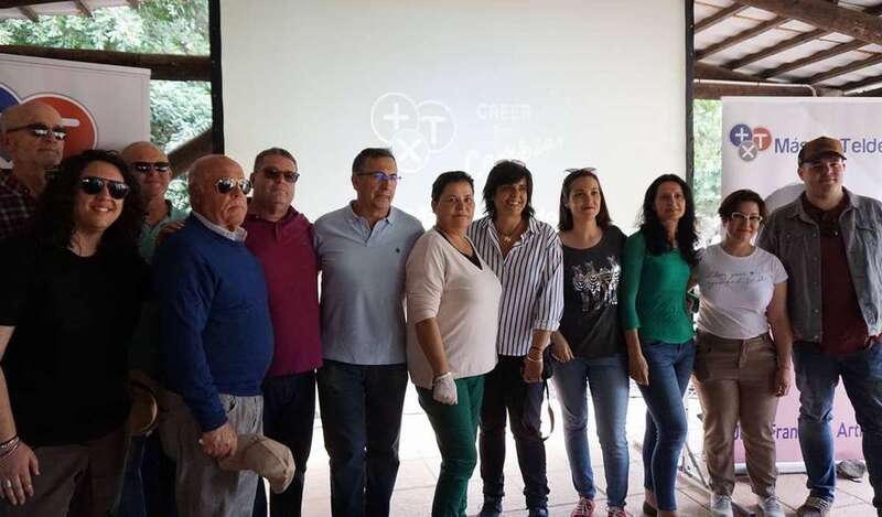 Momento de la fiesta de este domingo (Foto TA)